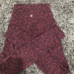 Lululemon Align pant in 28” -formation camo multi